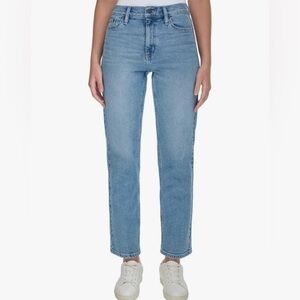 Calvin Klein Women's High Rise Straight Leg  High Stretch Denim Jeans NWT